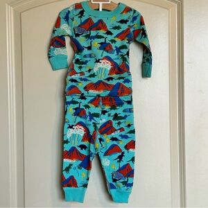 3-6M Hanna Andersson Volcanosaurus Pajama Set